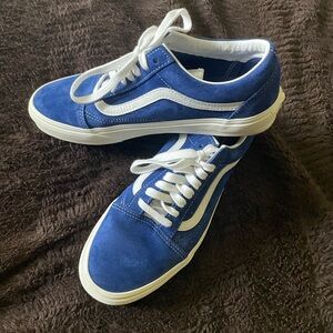 Vans Blue Suede Shoes EUC men’s 8.5 or women’s 10